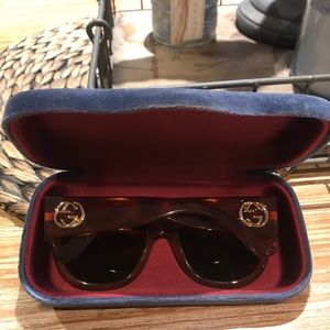 Authentic tortoise Gucci sunglasses